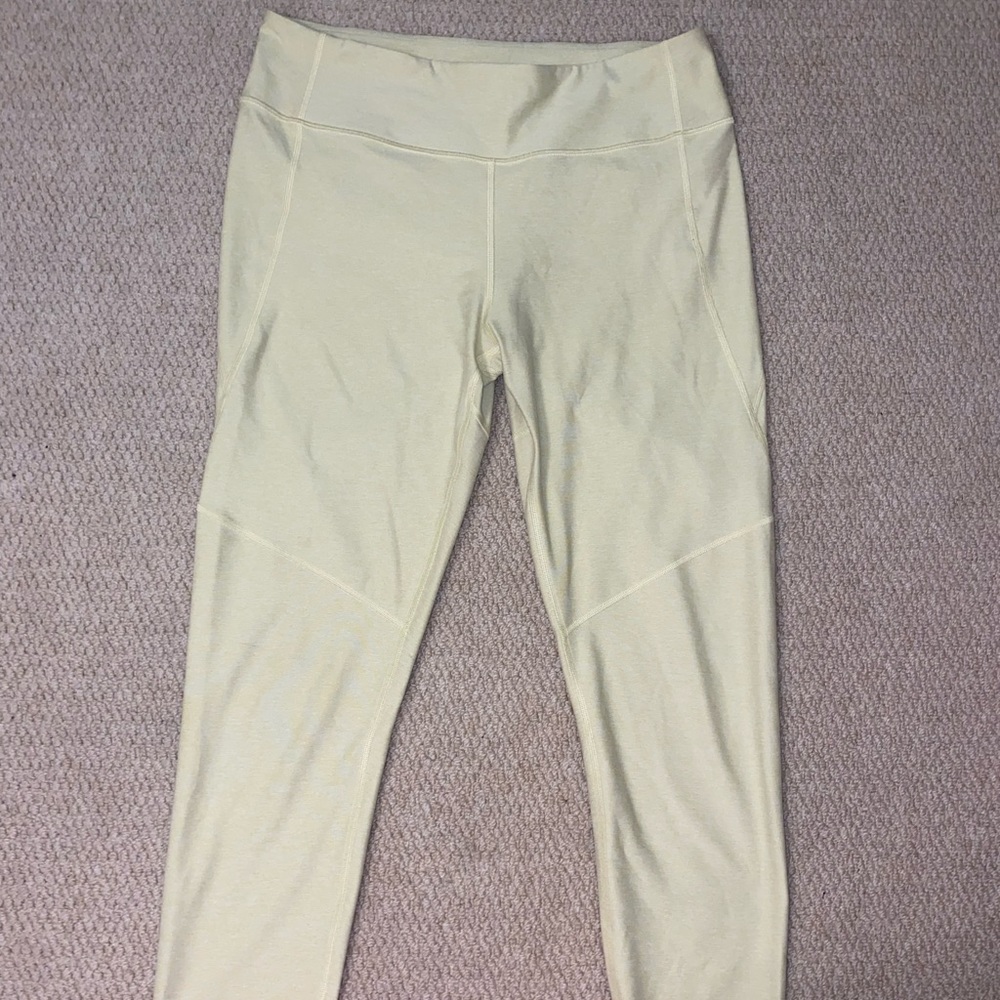 Outdoor voices lemon yellow leggings